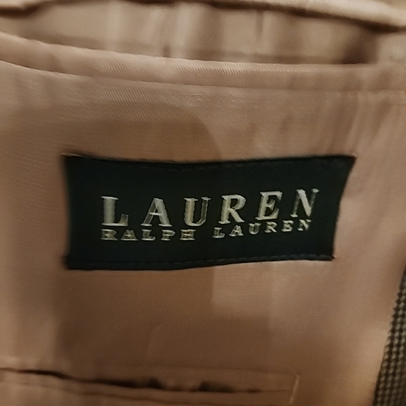 Lauren Ralph Lauren Wool Tan Tweed Sport Jacket Blazer 40R EUC - Picture 6 of 10